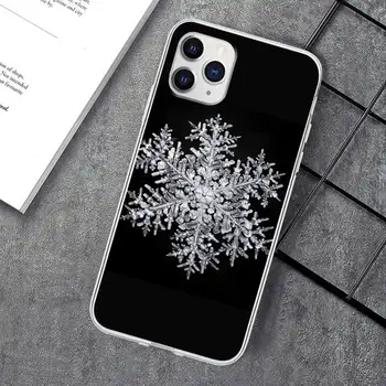 Ziemas Sniega Ziedi Pārredzamu Mobilo Tālruni Gadījumā, ja Vāks Xiaomi Redmi K30s Ultra Piezīme 9s 9 Pro Max Mi 10 Lite 11 10T Pro
