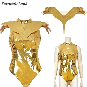 WW Brīnums, 1984 Cosplay Halloween Apģērbs Iedomātā Diana Prinča Kostīms, Zelta bodysuit Pasūtījuma Superheroine Jumpsuit