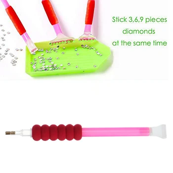 119Pcs /komplekts DIY Dimanta Izšūšanas Piederumus 5D Dimanta Krāsošana ar Kasti Cross Stitch Punktu Pildspalvu Komplekts Rīku Komplekts