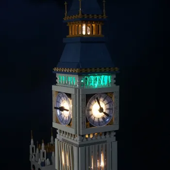 LED Light Komplekts 10253 / 17005 Pilsētas Radītājs Big Ben Modelis DIY Rotaļlietu Komplekts Celtniecības Bloki Nav Dekoratīvas Modelis