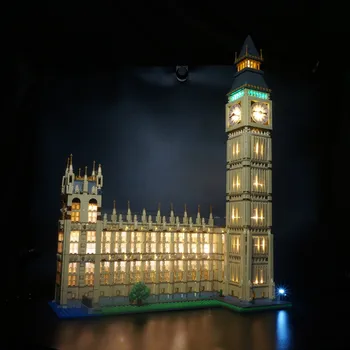 LED Light Komplekts 10253 / 17005 Pilsētas Radītājs Big Ben Modelis DIY Rotaļlietu Komplekts Celtniecības Bloki Nav Dekoratīvas Modelis