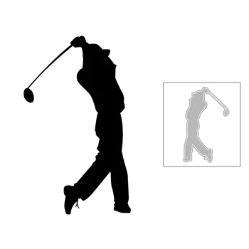 2020. gadam Jauniem Karstā DIY Klp Apavu Pelējuma Vīriešu Sportu Golf Club Bumbu Siluets Metāla Griešanas Mirst un Scrapbooking Folijas Nr. Markas