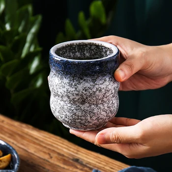 150ml 200ml Japāņu Stila Teacup Ūdens Kausa Keramikas Roku apgleznoti Kungfu Teacup Virtuvi Drinkware 2021