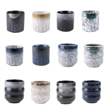 150ml 200ml Japāņu Stila Teacup Ūdens Kausa Keramikas Roku apgleznoti Kungfu Teacup Virtuvi Drinkware 2021