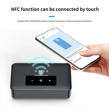 NFC BT19 Bluetooth 5.0 Uztvērēju, Raidītāju Austiņas Auto Audio