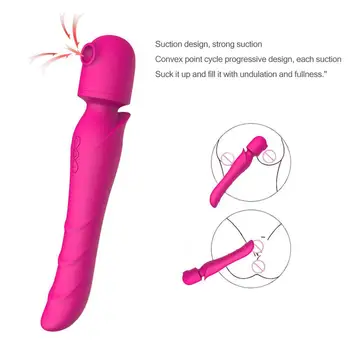 10 Frekvences Nepieredzējis un Vibrācijas Režīmi Klitora Dzelksnis Stimulēt AV Stick Vibratori Masturbācija Seksa Rotaļlietas Sievietēm