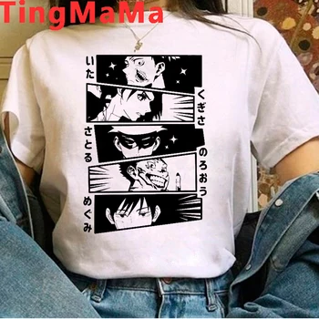 Jujutsu Kaisen Yuji Itadori Gojo Pie apģērbs vīriešu grafikas tees estētisko vintage t-krekls, t krekls ulzzang pāris drēbes