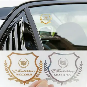 3D Metāla Automašīnu Logo Emblēma Apdare Ielīmi, Cadillac Seville XT4 CT4 CT5 SLR STS EXT CTS, ko iesniegusi escalade Auto Piederumi Auto Stils