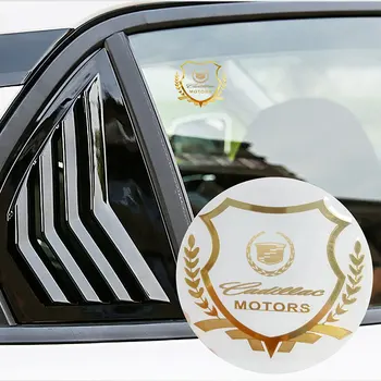3D Metāla Automašīnu Logo Emblēma Apdare Ielīmi, Cadillac Seville XT4 CT4 CT5 SLR STS EXT CTS, ko iesniegusi escalade Auto Piederumi Auto Stils