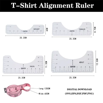 4GAB/Set Apaļu Kakla T-krekls Saskaņošana Valdnieks PVC Balts Šūšanas Apkakles Mērīšanas Instruments, Lineāls, Mājsaimniecības Rīks Šūšanas Piederumi