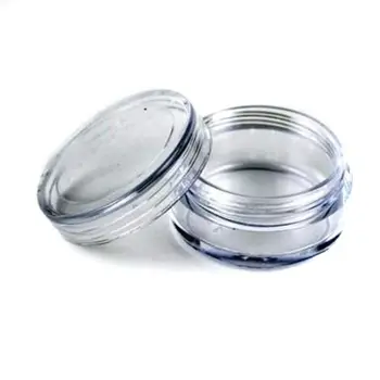 100pcs/set 5g Kārta Apakšā Cream Jar Caurspīdīgs Acu Krēms Uzpildāmas Dozatoru E65F