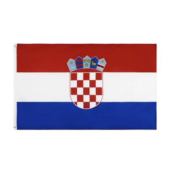 60X90/90X150CM JAUNU Horvātija horvātijas Valsts Karoga Poliestera 3x5ft Karogu, Horvātija