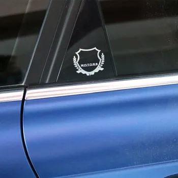 3D Metāla Car Styling Sānu Durvis Žetons Uzlīmes Sānu Logu Emblēmu Uzlīmes Mercedes Benz W204 W201 W124 W202 W212 W220 W205 GLA