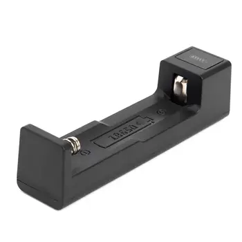USB 1 Slots 18650 Akumulatoru, Ātrās Uzlādes Lādētājs Portatīvajiem USB Lādējamu Litija Bateriju Lādētāju, Dock Staciju Šūpuļa
