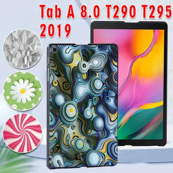 Tabletes Case for Samsung Galaxy Tab 8.0 (2019) T290/T295 uz Lietu + Bezmaksas Irbuli