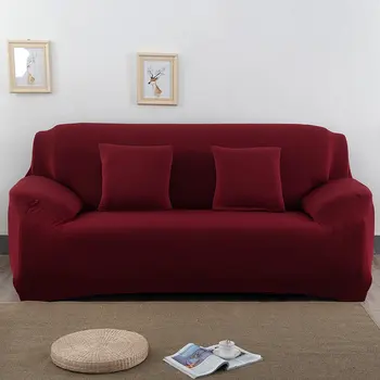 Elastīga Balts Dīvāns Segtu Stiept Cieši Wrap All-inclusive Dīvāns Attiecas uz Dzīvojamās Istabas Dīvāna Pārsegs Krēsls, Sofa Cover spilvendrānā