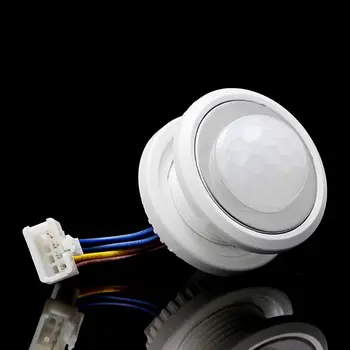 40mm Viedo LED Infrasarkano Cilvēka Ķermeņa Sensoru, Zondes , PIR Detektors Infrasarkans Kustības Sensors Slēdzis ar Laika Aiztures Regulēšana