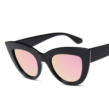 Cat Eye Modes Saulesbrilles Sieviešu Vintage Luksusa Zīmolu Dizainera Melnās Brilles, Saules Brilles Sieviešu Brilles UV400 Toņos