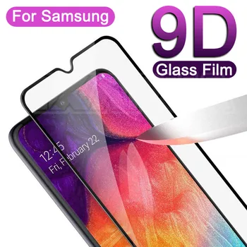 9D Rūdīta Stikla Samsung A51 A21S Screen Protector Samsung A50 A50s A41 A31 A20s A20e A10 A01 Core A6 A7 A8 Plus Flim