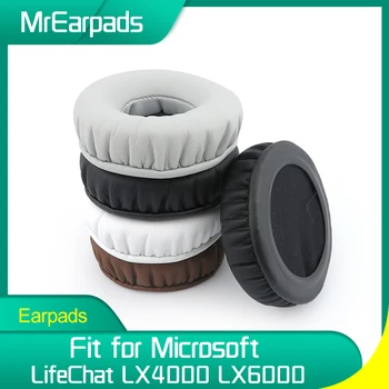 MrEarpads Iekļautās Microsoft LifeChat LX4000 LX6000 LX-4000 LX-6000 Austiņu Galvas Nomaiņa Ausu Spilventiņi Earcushions