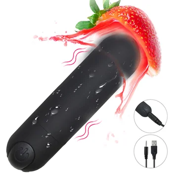 Mini Bullet Vibratori G-spot Klitora Stimulators Seksa Rotaļlietas Sievietēm Masturbator Femal Anālais Maksts Pieaugušajiem Veikals USB Lādējamu