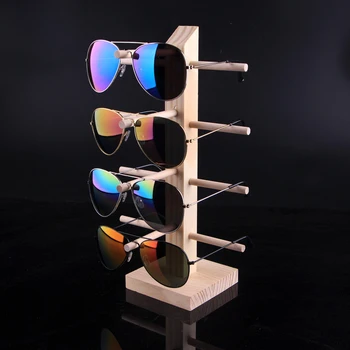 Koka Multi Layer Saulesbrilles Plaukts Brilles Displejs Glabāšanas Parādīt Stāvēt Koka Rotaslietas Uzglabāšanas Turētājs