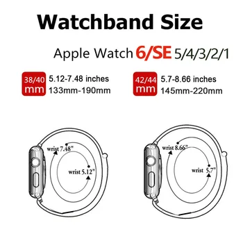 Neilona Siksna Apple skatīties joslas 44mm 40mm 42mm 38mm smartwatch aproce jostas cilpas aproce iWatch 3 4 5 6 se band