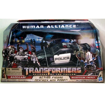 Hasbro Transformers Filmu 2 Cilvēka Alianses - Barikādes ar Frenzy Rīcības Attēls 8Inches Ko Versiju, Bērnu Dzimšanas dienas Dāvanas