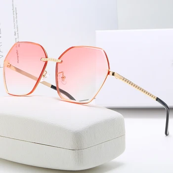 2021Luxury etiķetes Zīmola Dizainere Polarizētās Saulesbrilles Vīriešiem Vintage, Saulesbrilles Skrūvēm Sieviešu Braukšanas Vintag Ar Oriģinālajā Kastē