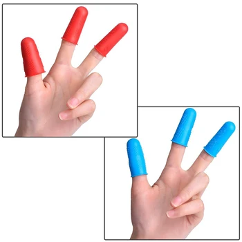 Gumijas Īkšķi Pirkstu galiem Aizsargs Rokturi Studentiem Kuģi-darba Karstās Līmes Pistoli Apdegumus Anti-sagriezti Pirksti Vāks Gatavošanas Virtuves Rīki