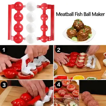 Meatball Maker Mājās, Pildīti Meatball Zivju Bumbu Preces ABS Pārtikas kvalitātes Maker Jaunu Piegādes Burger Produktu Pelējuma Komplekts