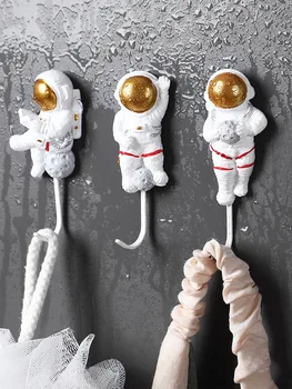 Radošā Multfilmas Happy Planet Astronauts Modelis Āķi Virtuves Spēcīga Līme Nagu-Bezmaksas Durvis Aiz Guļamistabas Studiju Apdare, Sienas Āķi