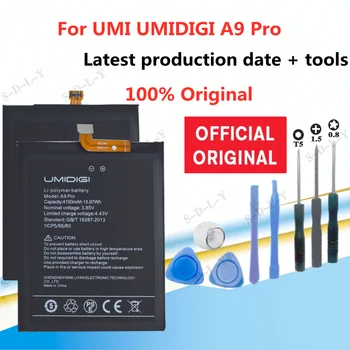 Par UMI Umidigi A9 Pro Akumulatora 4150mAh Jaunām Rezerves Daļām Phone Ierīču Akumulatori ar Instrumentiem