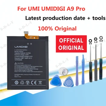 Par UMI Umidigi A9 Pro Akumulatora 4150mAh Jaunām Rezerves Daļām Phone Ierīču Akumulatori ar Instrumentiem