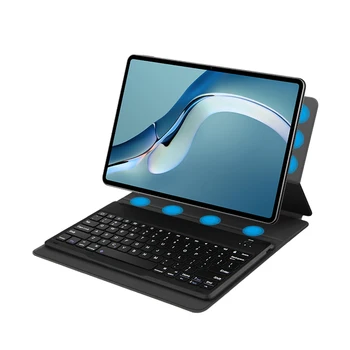 Magnētiskā Tastatūras Gadījumā Huawei Matepad Pro-par 12,6 collu WGR-W29 Gadījumā Tablete Bluetooth klaviatūru seguma Smart Shell Gadījumā