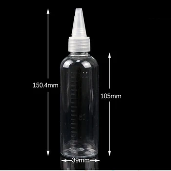 5gab šķidruma pudele ar twist off klp absolvēšanas pudeli, zīda apdrukas matu želeja Kosmētikas Šķidruma pudeles karstā pārdošanas