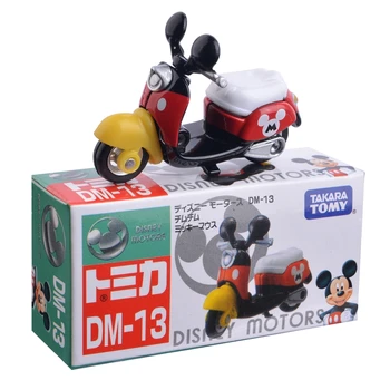 Takara Tomy Mickey Mouse Miniatūri Metāla Liešanai Mini Motociklu Dažādu Modeļu Rotas, Bērnu Rotaļlietas, Ziemassvētku Dāvanas