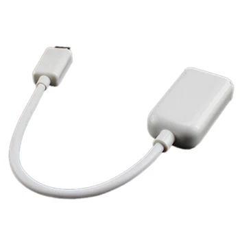 USB datu kabeļi OTG MICRO USB datu līnijas tālruņa līnijas usb OTG adaptera kabeli (Balts)