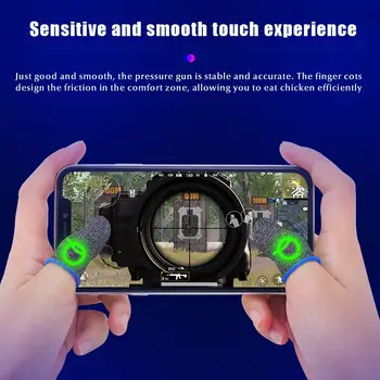 2gab Gaismas Mobilo Spēļu Kontrolieri Pirkstu Uzmavas Mobilās Spēles Cimdi Touch Screen Pirkstu Gultiņas