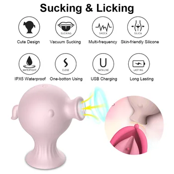 Nepieredzējis Licking Klitora Vibrators Sūcējs Stimulators Dzelksnis Masāža Seksa Rotaļlietas Sievietēm Orālo Seksu Vibrators Erotiska Preces Pieaugušajiem