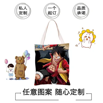 JAUNS Anime Viens Gabals Nami Usopp Monkey D. Luffy Roronoa Zoro modelis rokassomu Soma, Modelis, auduma Iepirkumu soma rotaļlietas, Dāvanu