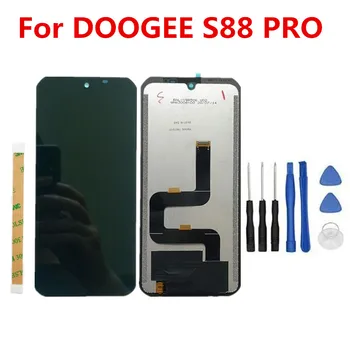 DOOGEE S88 Pro LCD Displejs Digitzer Montāža +skārienekrāns Par DOOGEE S88 Pro 6.3 collu Android 10 Mobilo Telefonu Remonts Stikla Panelis