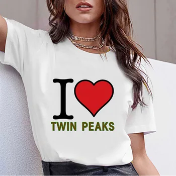 2019 Jauno Twin Peaks T Krekls Sievietēm Vasarā Harajuku Tshirt Sieviešu Twin Peaks Krekls Top Tee Sieviešu Topi, T-krekls