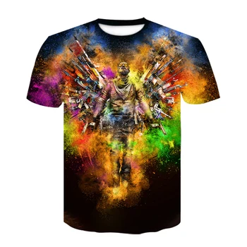 Ir 2021. CS IET Spēlētājs Vīriešu 2020. gada Vasarā Jaunu Šaušanas Spēle, T-Kreklu, Ātri Žāvēšanas Bērnu Multfilmas Apģērbu Hip-Hop Apģērbs Augšu