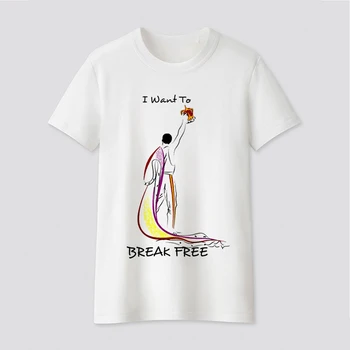 Sieviešu Grafiskais Rock Top Tees Modes Karaliene Tshirt Sieviešu Freddie Mercury Karaliene Band T Krekls Sievietēm Harajuku Vintage T-krekls