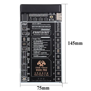 Akumulatoru Ātri Lādētājs /Aktivizācijas Ķēžu Testeri iPhone X/XS/MAX 11 Pro Max 8/8P/7/Samsung Tālruni PCB Kuģa Remonta Instrumenti