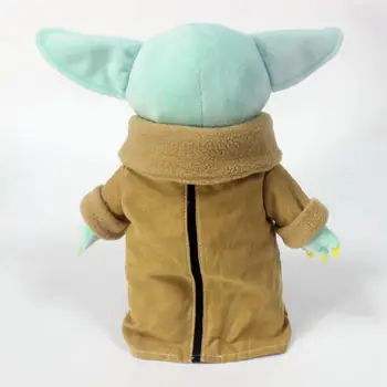 Disney Star Wars Yoda Plīša Rotaļlietas Mandalorian Peluche Grogu Ērti PP Kokvilnas Kawaii Istabas Interjeru Rotaļlietas Bērniem Dāvanas