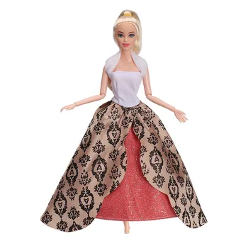 Piemērots Barbies Lelle Elegantas Vakara Kleitas Apģērbtu Piederumi Bērnu Dzimšanas Dienu Festivāls Ziemassvētku Dāvanu,Mūsu Paaudzes Dāvanu