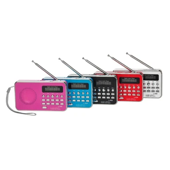 L-938 Mini FM Radio Digitālās Portatīvie 3W Stereo Skaļrunis MP3 Audio Atskaņotājs 1.5 Collu Ekrānu, SD, MMC Karti, AUX-IN, Austiņu izeja