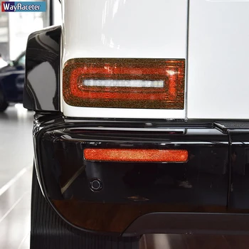 Auto Lukturu aizsargplēvi Taillight Aizsardzības Pārredzamu TPU Uzlīmes Priekš Mercedes Benz G Klases W463 2019 2020 2021 G63 AMG